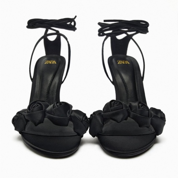 Zara rose strappy sandals - - Picture 3 of 6
